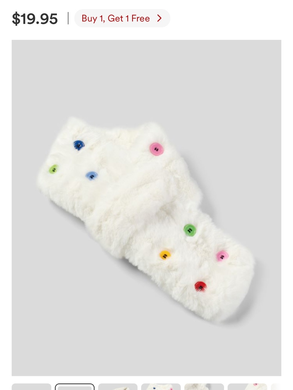 Halara Button Scarf